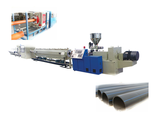 PE Plastic Construction Sheet Extrusion Line With Single Screw Extruder , Feeding Machine