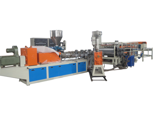 Durable Plastic Roofing Sheet Extrusion Line , PVC Sheet Extrusion Machine